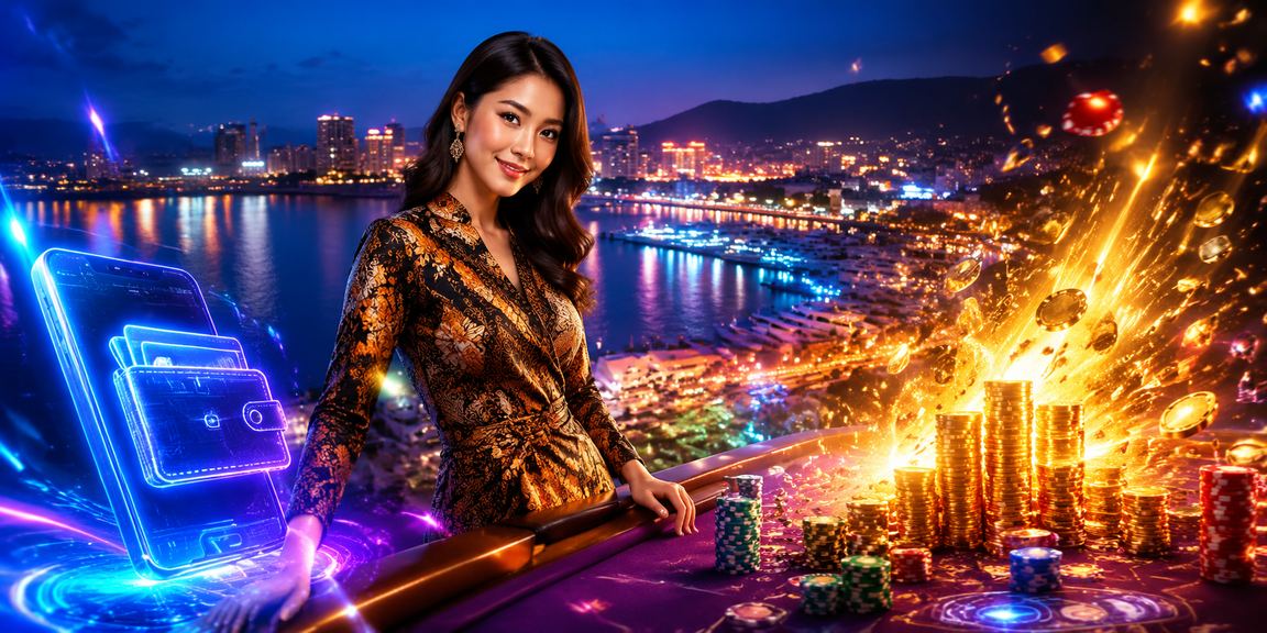 Suasana promosi kasino bertema batik Malaysia di ss110